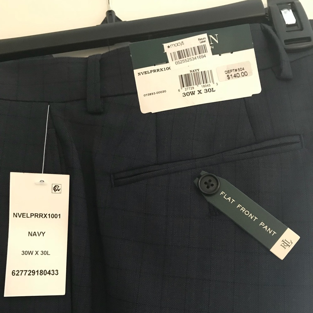 Brand new Ralph & Lauren dress pants (navy)